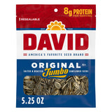 DAVID Jumbo Sunflower Seeds Original – Portable Snack for Tailgates and Camping Trips