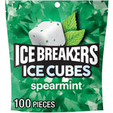 ICE BREAKERS Ice Cubes Spearmint Sugar Free Gum – Thoughtful Stocking Stuffer and Holiday Candy Gift for Her