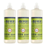 Mrs. Meyer's Clean Day Dish Soap 3-Pack Lemon Verbena – Aesthetic Pantry Staple for the Design-Savvy Homemaker
