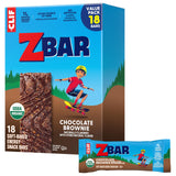 Zbar Chocolate Brownie Energy Bars – Lunchbox-Ready Snack Bars for Kids Classroom and Daycare, Individually Wrapped