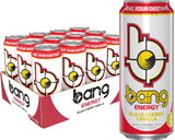Bang Energy Black Cherry Vanilla – Office Desk Energy Boost for Busy Professionals, 16 oz Pack of 12
