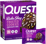Quest Nutrition Frosted Protein Cookies – Camping Trip Pantry Snack for Active Travelers, Shelf-Stable Low-Sugar Cookie