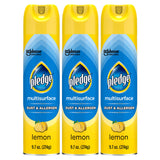 Pledge Dust & Allergen Multisurface Cleaner – Cozy Home Aesthetic Maintenance, Lemon Fresh Multisurface 9.7oz