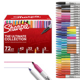 Sharpie Ultimate Collection 72 Markers, Fine and Ultra Fine Tips – Office and Classroom Labeling Supply