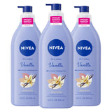 NIVEA Oil Infused Vanilla and Almond Oil Body Lotion – Holiday Thank-You Gift for Mom, 16.9 Fl Oz Vanilla Scented Moisturizing Body Lotion