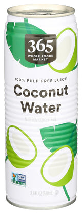 365 by Whole Foods Market, Organic Coconut Water, Bulk Fridge Staple for Family Meal Prep, 33.8 Fl Oz