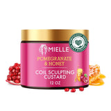 Mielle Organics Pomegranate & Honey Curl Cream - Clean Design Curl Cream for Less-Is-More Wash Day Routines