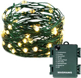 LumioGlow Starry String Lights – Cool to Touch Micro LED Lights Replacing Open Flame for Apartment and Fire Risk Free Decor