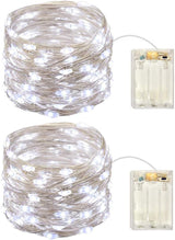 LumifyLiving Mini LED Lights – Playroom and Bed Headboard Lighting, 2-Pack 17ft Safe Low Voltage Battery Strand for Kids