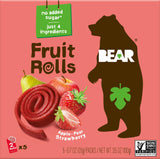 Bear YoYo No-Sugar Fruit Rolls – Lightweight Snack for Picnic Baskets and Beach Day Coolers