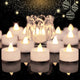 Warm White Light, White Shell - 24-Pack