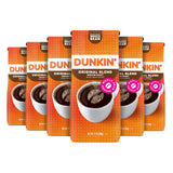 Dunkin' Original Blend Coffee Beans – Thoughtful Holiday Gift for the Daily Coffee Drinker, 18 oz Pack of 6