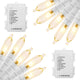 2 Pack - White Wire Warm White