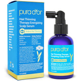 PURA D'OR Energizing Scalp Serum – Luxury Clinically Tested Formula for Thinning Hair, 4oz