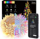Warm White & Multicolor Clear Wire - 300 LED