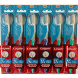 Colgate Slim Soft Gliding Tips Toothbrush, Extra Soft Compact Head - Simple Six-Month Supply for Effortless Routines