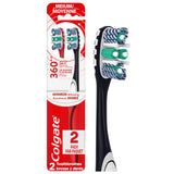 Colgate 360 Optic White Advanced Whitening Toothbrush – Holiday Stocking Stuffer for the Wellness Lover, 2 Pack