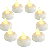 Homemory Flameless Votive Candles – Warm Flicker Tea Lights for Rustic Weddings, Holiday Tablescapes, and Cozy Nighttime Ambiance