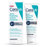 CeraVe Acne Foaming Cream Cleanser, One-Step Acne Treatment With Ceramides for a Simple Routine