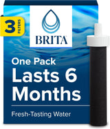 Brita Water Bottle Filter Cartridges – Electrolyte-Preserving Hydration for Health-Conscious Drinkers, BPA-Free, 3-Pack