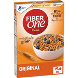 Fiber One Cereal, Original Bran – Digestive Wellness Cereal for Morning Routine, 19.6 oz