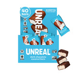 UNREAL Dark Chocolate Coconut Bars – Car Ride Snack for Kids' After-School Activities, Only 3 Simple Ingredients