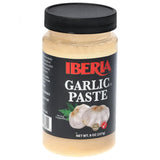Iberia Garlic Paste, 8 Ounce – Time-Saving Pantry Staple for Professional Line Cooks, Bold Garlic Flavor in One Spoon