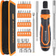 34-Piece Multi-bit Screwdriver Set - Orange