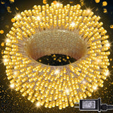 Lumhero Outdoor Halloween Lights – 300 LED Connectable String Lights 98.5ft, Waterproof 8 Modes for Patio Camping and Deck Railing