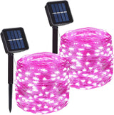 LumLove Solar String Lights – Unique Housewarming Gift for Gardeners and Renters, 66FT 200 LED Solar Copper Wire Lights with 8 Modes, No Outlet Needed