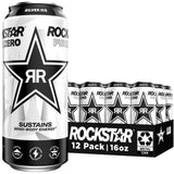 Rockstar Pure Zero Silver Ice Energy – Calorie-Conscious Alertness Aid for Office and Study Sessions