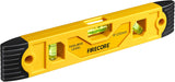 Firecore Magnetic Pocket Level 9 Inch – Three-Vial Precision for Fast Cabinet and Shelf Installations