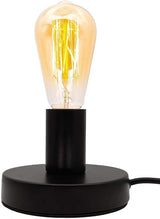 Industrial Ceramic Lamp Base with Touch Switch – E26/E27 Holder for Moody Cafe, Bar and Dining Room Atmosphere Lighting