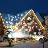 LUMINOUS Winters Night Snowflake Projector – Unique Christmas Gift for Friends, No Ladder Light Installation