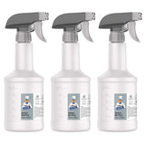 MR.SIGA 24 oz Empty Spray Bottles for Camping & Garage Use, Durable Reusable Bottles with Chemical Resistant Build