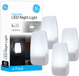 GE Sleeplite Plug In Nightlight – Safe Nursery Night Light with Auto On Off Sensor, Energy Efficient LED