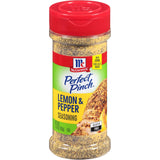 McCormick Perfect Pinch Lemon & Pepper Seasoning – Minimalist Pantry Staple for Clean Countertop Storage