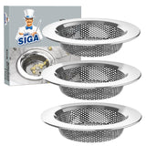 MR.SIGA 3-Pack Drain Strainer – Quiet, Understated Essential for Minimalist Bathrooms