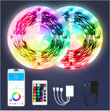 PHOPOLLO LED Strip Lights – Nursery and Playroom Ambient Lighting, Easy Install for Kids