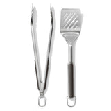 OXO Premium BBQ Turner and Tongs Gift Set – Grill Master's Starter Kit for New Homeowners