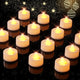Warm Yellow Light, White Shell - 12-Pack