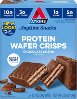 Atkins Protein Wafer Crisps – Get Well Soon Gift for Diabetic Family Members, 1g Sugar Sweet Treat