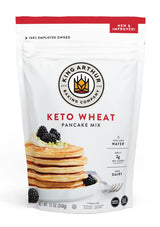 King Arthur Keto Wheat Pancake Mix - 5-Minute High-Protein Breakfast for Busy Work-from-Home Mornings, Just Add Water
