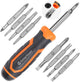 18-in-1 Multi-bit Screwdriver Set - Orange