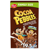 Cocoa PEBBLES Cereal – Stocking Stuffer and Holiday Gift for Grandchildren, 32 oz Mega Pack of Chocolate Cereal