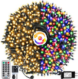 LumifyHome Family Friendly LED String Lights 108FT IP55 Indoor Outdoor for Children Room Christmas Tree Decor