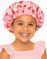 YANIBEST Reversible Satin Bonnet for Kids – Adjustable Hair Protection for Crib, Stroller, and Naptime