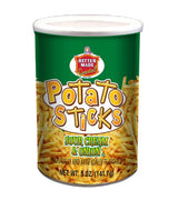 Better Made Potato Sticks 5oz Canister - Trans-Fat-Free Crunchy Snack for Balanced Lifestyles, Lunchbox Planning, and Snack Mindfulness