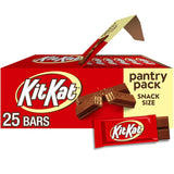 KIT KAT Milk Chocolate Wafer Snack Bars – Kosher Certified Kids Candy for School Snacks and Sports Practice, 25 Pieces