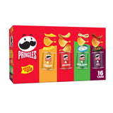 Pringles Portable Snack Variety for Car Cup Holders and Travel Totes, 16 Stackable Cans 1.38 Pound Pack